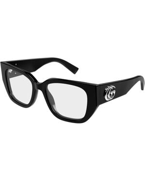 Gucci Gg1952O 001 Optical Frames Acetate Transparent Butterfly - Black