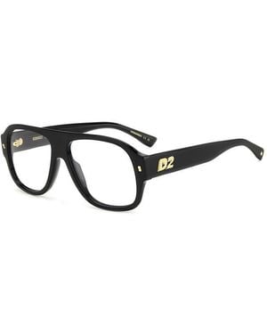 DSquared² D2 0125 807 Optical Frames Acetate Squared - Black