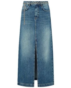Liu Jo Jeansrock Gonna Lunga Denim - Blau