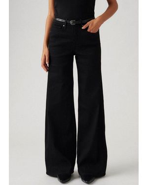 Levi's Weite Jeans Jeans 318 Shaping Im Five-Pocket Style - Schwarz
