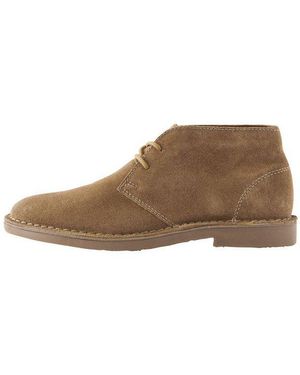 Next Leder-Stiefelette Stiefel - Braun