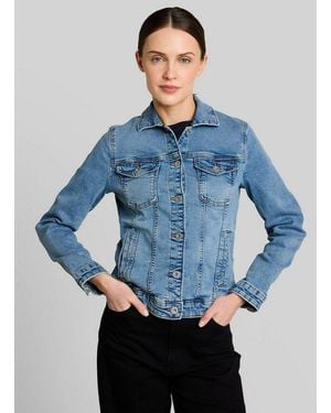 Tom Tailor Jeansjacke Jacken Jeansjacke Mit Eingriffstaschen - Blau