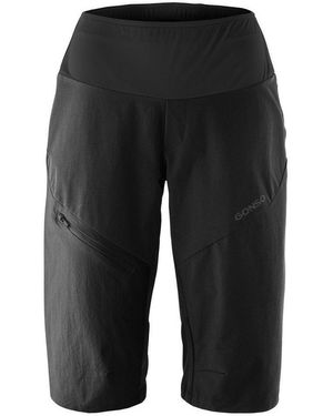 Gonso Fahrradhose Trail Shorts W Kurze Damen Radhose, Innenhose Mit Sitzpolster, Ideal Für Mtb Touren - Grau