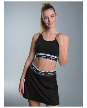 Trigema Sweater -Set aus Sport-Bustier und Skort - Grau
