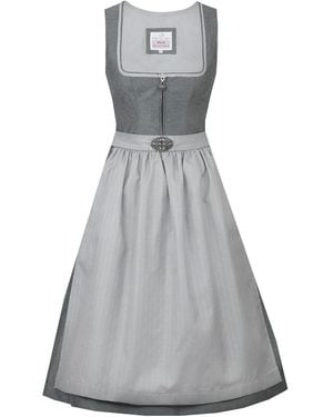 Marjo Dirndl 'Seßlach' 920265, Gletscher 65cm - Grau