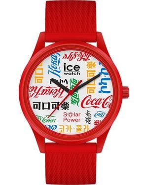 Ice-watch Solaruhr COCA COLA solar power Team red - Rot