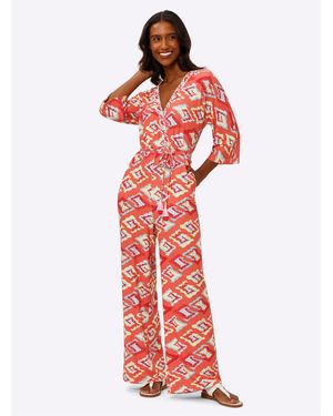 heine Jumpsuit Innenbeinlänge ca. 79 cm - Rot
