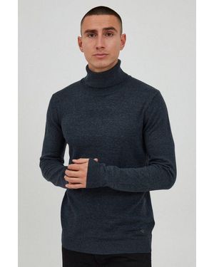 11 Project Strickpullover Pringbert Klassischer Rollkragenpullover - Blau