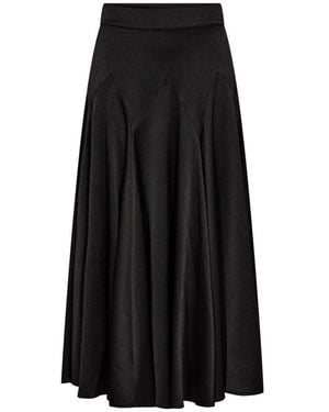 Copenhagen Muse A-Linien-Rock CMVIANNA-SKIRT - Schwarz