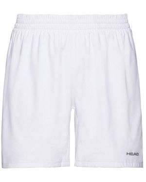 Head Shorts Tennishose Club Kurz Weiss Herren - Weiß