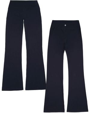 Converse Schlaghose WOMEN'S FLARE LEGGINGS (1-tlg) - Blau