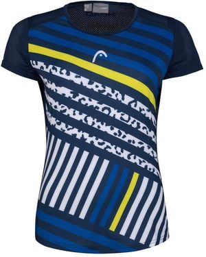 Head Tennisshirt Sammy Graphic Print dunkelblau