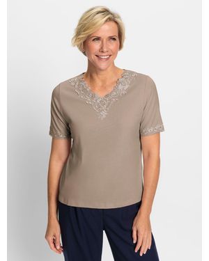 WITT T-Shirt Spitzenshirt - Grau