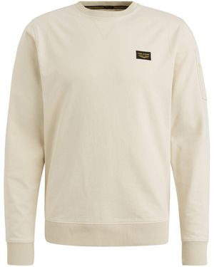 PME LEGEND Strickpullover Crewneck Airstrip sweat - Weiß