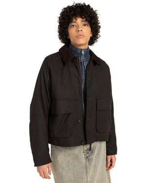 Element Outdoorjacke Orchard Waxed - Schwarz