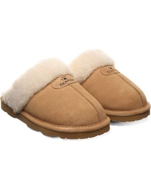 BEARPAW Hausschuh Home Slipper, Pantoffel Mit Warmfutter - Schwarz