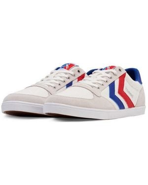 Hummel Slimmer Stadil Low Sneaker - Weiß