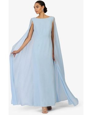 Kraimod Abendkleid Mit Rundhalsausschnitt - Blau
