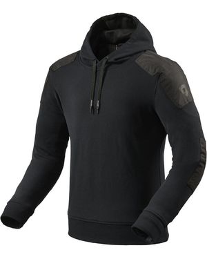 Revit Motorradjacke Cedar Motorrad Hoodie protektoren reflektierende abriebfest reißverschluss - Schwarz