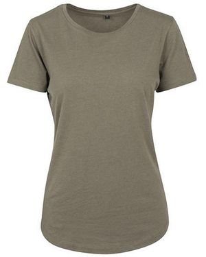Build Your Brand Rundhalsshirt Fit Tee - Grau
