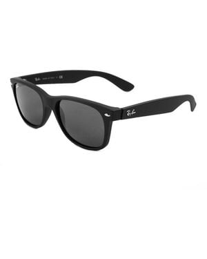 Ray-Ban Sonnenbrille New Wayfarer Rb2132 622 Rubber - Schwarz