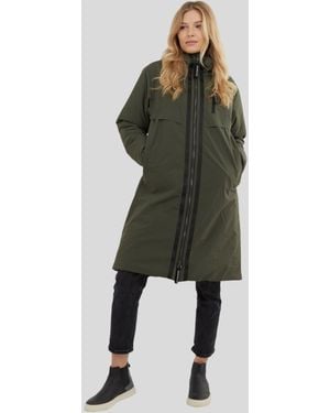 Fundango Funktionsjacke Carya Parka Perfekt für nasse - Grün