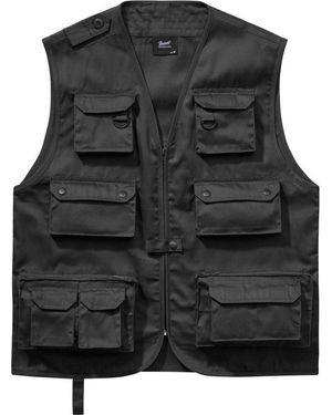 BRANDIT Sweatweste Hunting Vest - Schwarz