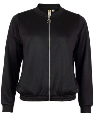 ROADSIGN australia Sweatjacke Balance (1, 1-Tlg. 1) Fleece Blouson Mit Reißverschluss - Schwarz