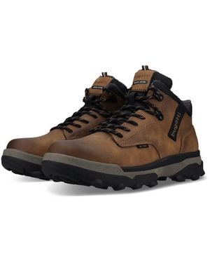 Bugatti Stiefelette Boots, Stiefelette Mit Profilsohle - Schwarz