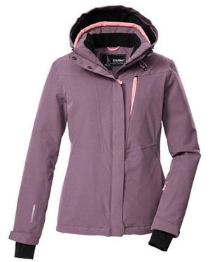 Killtec Skijacke Ksw 25 Wmn Ski Jckt Cs Outdoorjacke Funktionsjacke Mit Abzippbarer Kapuze Und Schneefang - Lila