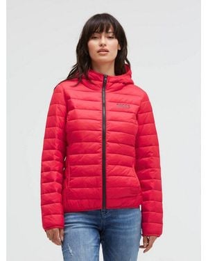 SOCCX Outdoorjacke Mit Elastischem Saumabschluss - Rot