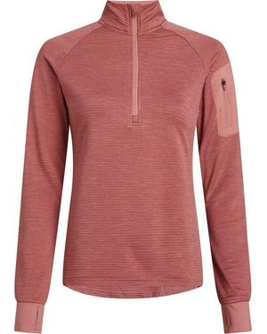 ENERGETICS Da.-Langarmshirt Wilona W MELANGE/ROSE DARK - Pink