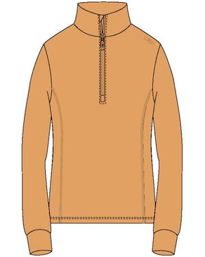 CMP Fleecepullover Pullover Woman Fleece Sweat 3G27836 - Weiß