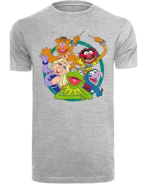 F4NT4STIC Kurzarmshirt (1-tlg) - Grau