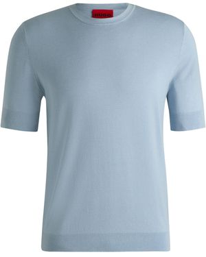 HUGO Strickpullover San Carl-CV 10269883 01 - Blau