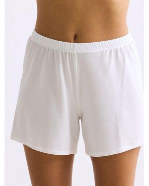 erlich textil Schlafhose Light Touch Schlafhose (1-Tlg) - Weiß