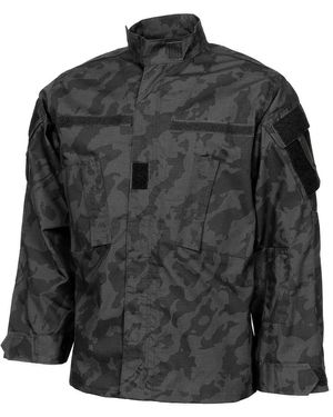 MFH Military-Jacket US Feldjacke, ACU, Rip Stop - Schwarz