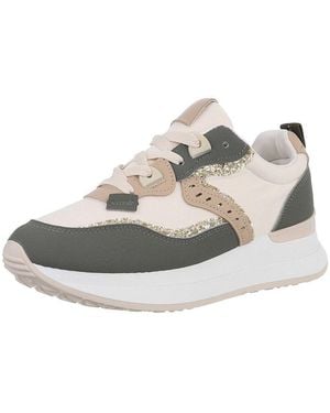 Ital-Design Damen Low-Top Freizeit Sneaker (88930196) Keilabsatz/Wedge Sneakers Low - Mettallic