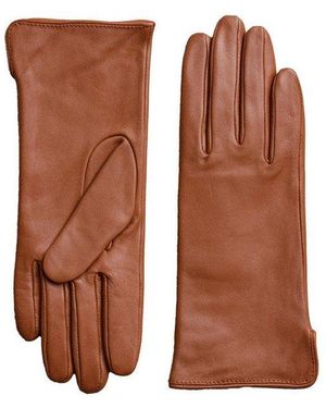 Next Lederhandschuhe Lederhandschuhe (1-St) - Braun