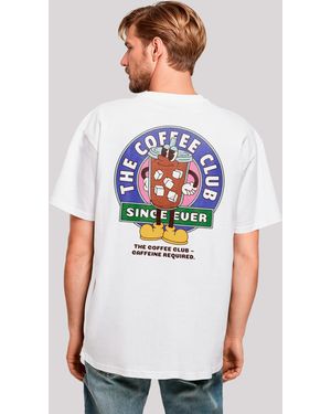 F4NT4STIC Shirt Coffee Club Premium Qualität - Weiß