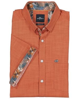 Engbers Kurzarmhemd Kurzarm-Hemd regular - Orange