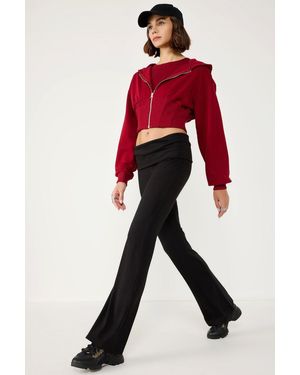 No Matter What Lässige Leggings - Rot