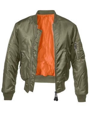 BRANDIT Kurzjacke Ma1 Jacket - Grün