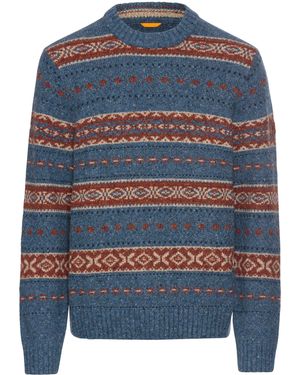 Camel Active Strickpullover Pullover 1/1Arm - Blau