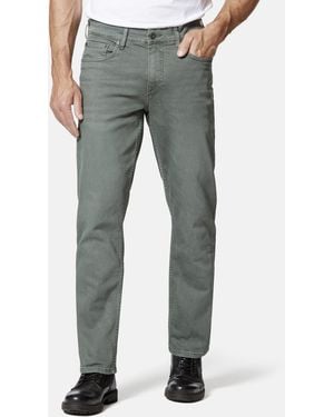 HERO by John Medoox 5-Pocket- Phoenix BIG Colour Cut Stretch Straight Fit Casual Clean Wash Denim Jeans - Grau