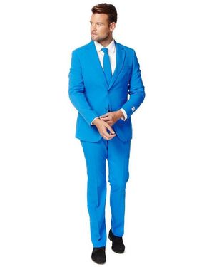 Opposuits Anzug Steel Party Kostüm Anzug - Blau