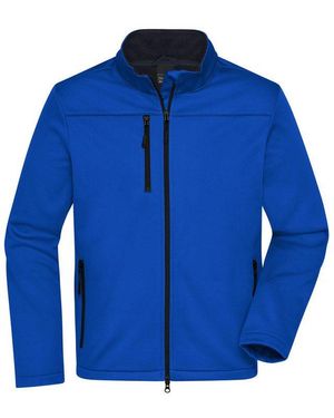 James & Nicholson Softshelljacke Klassische Herren Softshelljacke - Blau