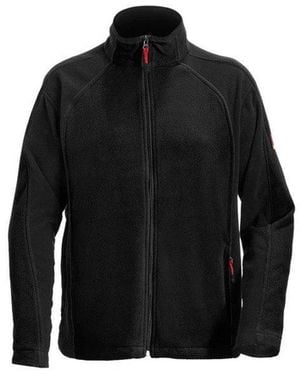 Engelbert Strauss Fleecejacke e.s. Microfleece Jacke dryplexx® Weiss/Schwarz/Grau