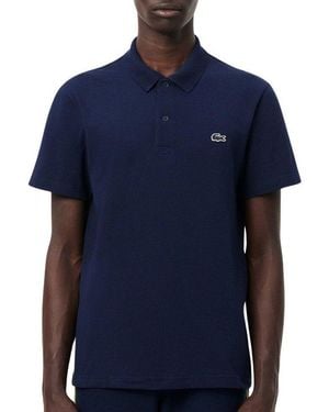 Lacoste Funktionsshirt Herren Regular Fit Poloshirt - Blau