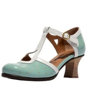 Fly London Pumps Leder Pumps - Grün